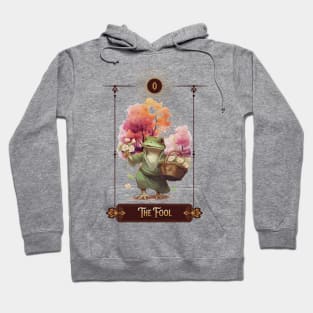 "The Fool" Frog Tarot Card Hoodie